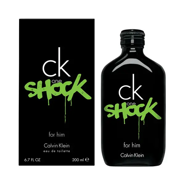 Ck One Shock Cologne for Men - Eau de Toilette Spray 3.4 oz