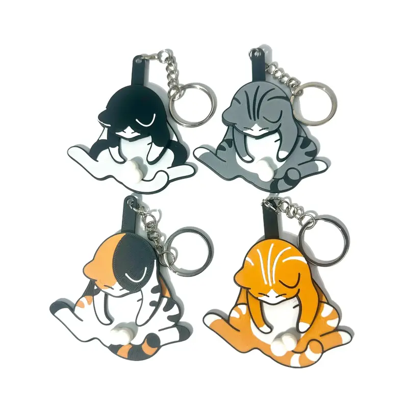 3D Printed Funny Cat Fidget Toy - Auto-Popping Stress Relief Sensory Toy for ADHD, Autism & Anxiety | Gift for Cat Lovers (Up...