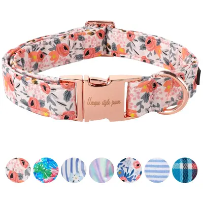Unique style paws Dog Collar Metal Buckle Collar Gift for Small Medium Large Boys Girls Dogs