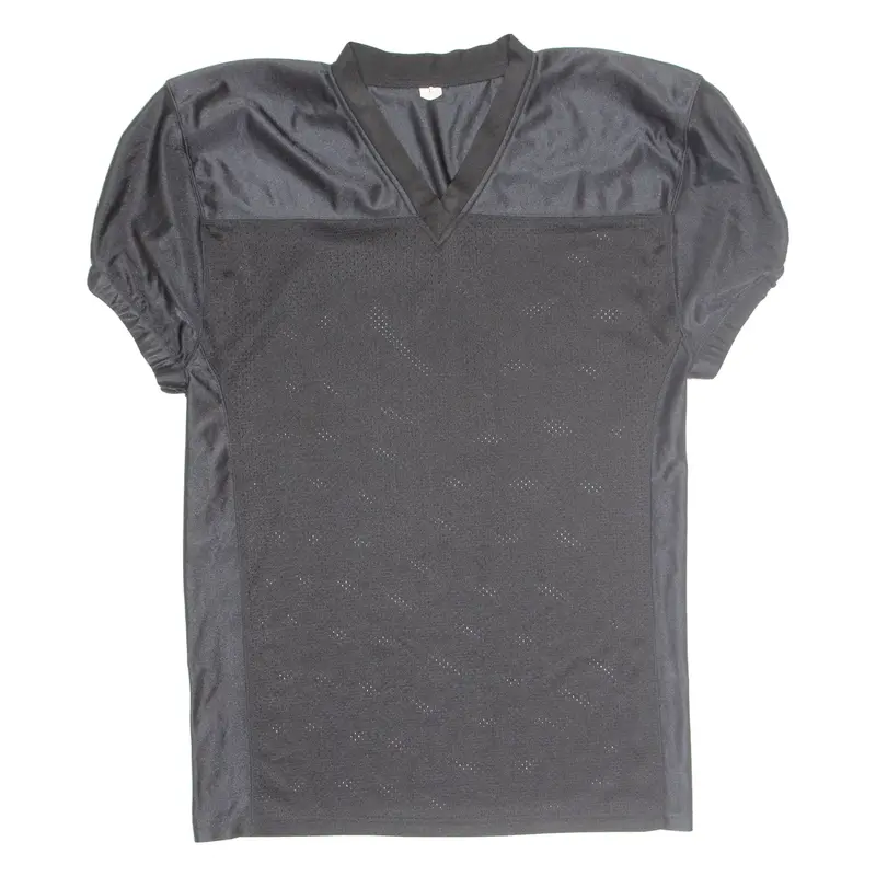 Mens Jersey Black USA V-Neck L