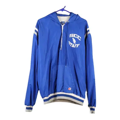 Champion Windbreaker - XL Blue Polyester