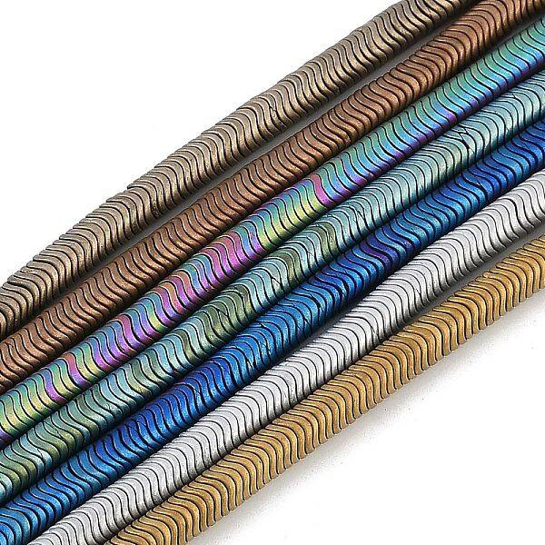 Electroplated Synthetic Non-magnetic Hematite Beads Strands