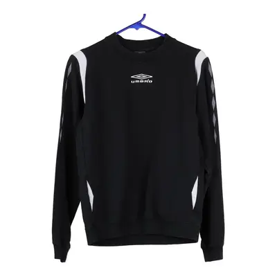Age 14 Umbro Sweatshirt - Large Black Cotton