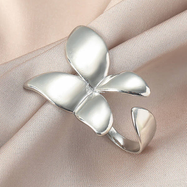 Exaggerated French Alloy Cuff Rings for Women