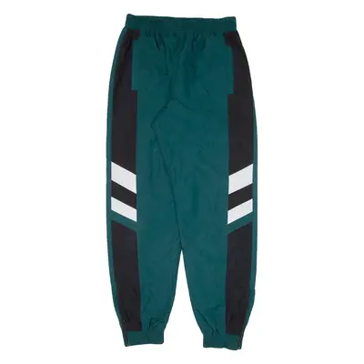 Mens Track Pants Green Tapered M W28 L31