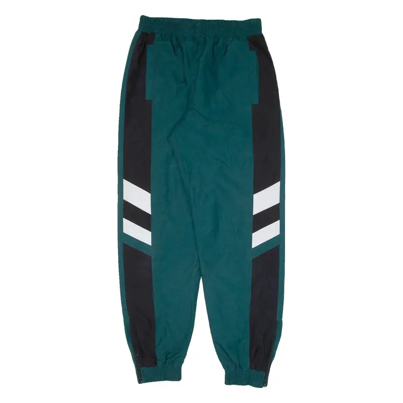Mens Track Pants Green Tapered M W28 L31