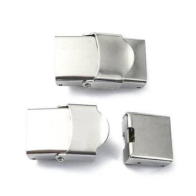 Non-Tarnish 201 Stainless Steel Watch Band Clasps
