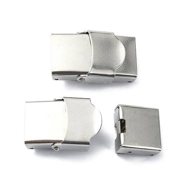 Non-Tarnish 201 Stainless Steel Watch Band Clasps