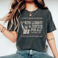 Liberty and Justice For All, Human Rights 4th of July Equality-1 shirt