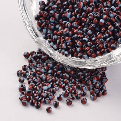 12/0 Opaque Colours Seep Glass Beads