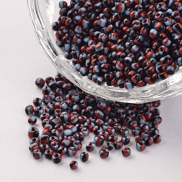 12/0 Opaque Colours Seep Glass Beads