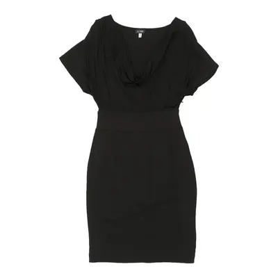 Armani Jeans Midi Dress - Small Black Viscose | Size: small