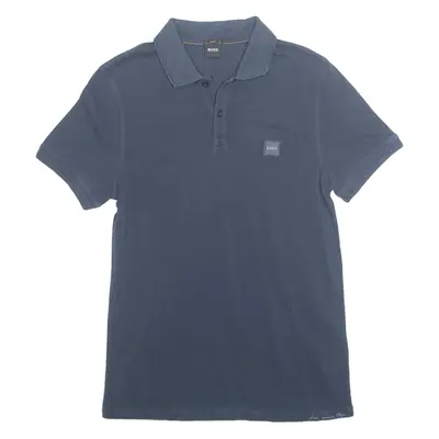 BOSS HUGO BOSS Slim Mens Polo Shirt Blue M