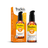 Truskin SPF 30 Mineral Sunscreen Facial Serum for Daily Sun Protection - Lightweight, Non-Greasy, No White Cast, Universal Ti...