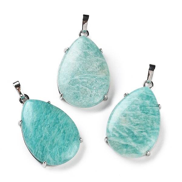 Natural Amazonite Pendants