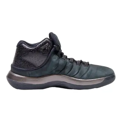 AIR JORDAN High Top Trainers Black Leather Mens UK 6