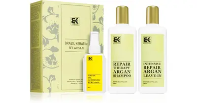 Brazil keratin Gift set for dry and damaged hair Argan