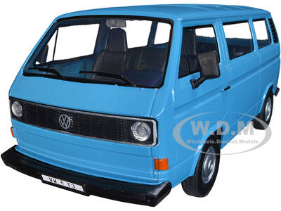 Volkswagen Type 2 (T3) Van Blue Timeless Legends Series 1/24 Diecast Model Car by Motormax