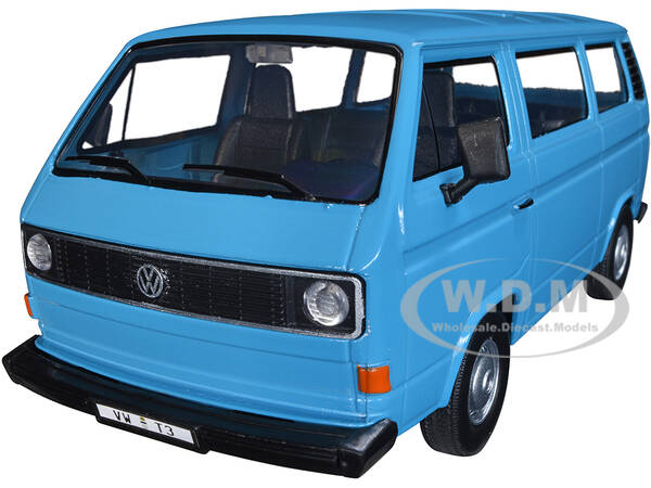 Volkswagen Type 2 (T3) Van Blue Timeless Legends Series 1/24 Diecast Model Car by Motormax