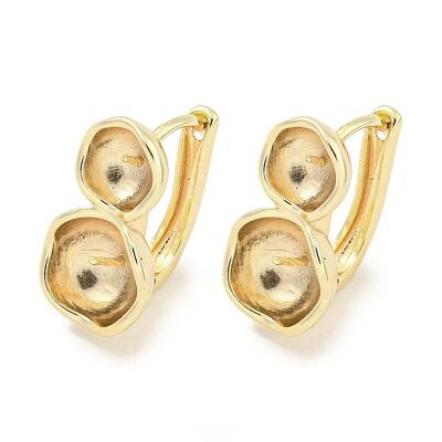 Brass Hoop Earring Findings