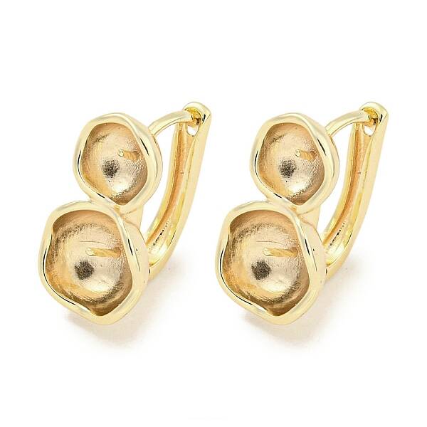 Brass Hoop Earring Findings