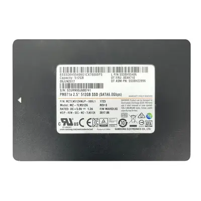 00XK710 Lenovo 512GB SATA 6Gb/s 2.5-Inch Internal Solid State Drive