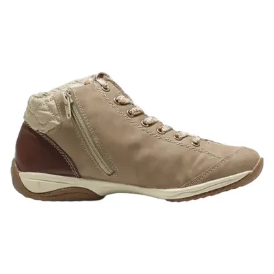 RIEKER Hiking Boots Brown Leather Womens UK 5