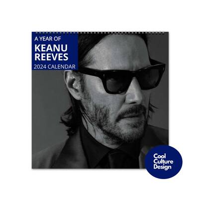 Keanu Reeves Calendar - 2024 Calendar, Wall Calendar 2024, Keanu Reeves