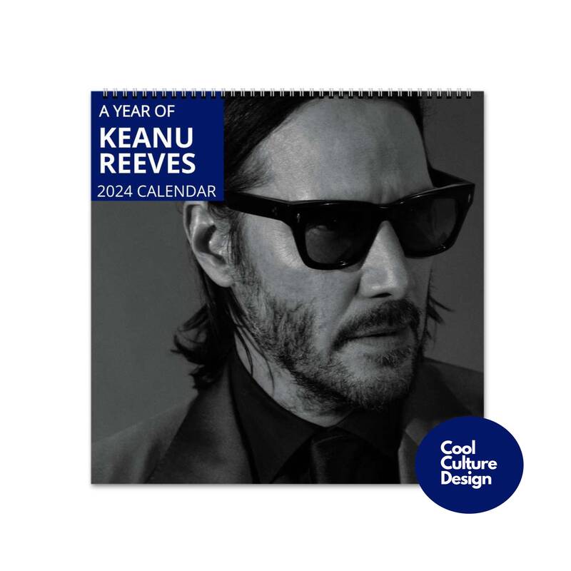 Keanu Reeves Calendar - 2024 Calendar, Wall Calendar 2024, Keanu Reeves