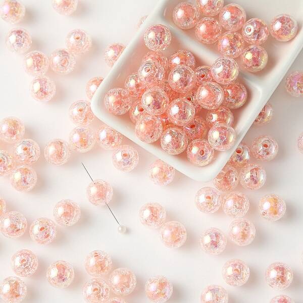 Crack Opaque Resin Beads