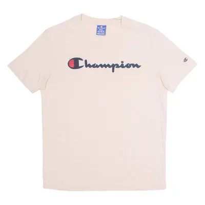 CHAMPION Mens T-Shirt Pink S