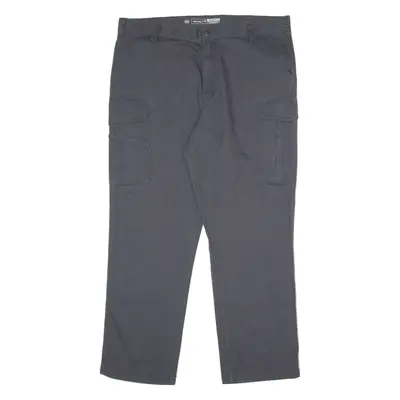 CARHARTT Cargo Workwear Mens Canvas Trousers Grey Relaxed Straight W42 L32
