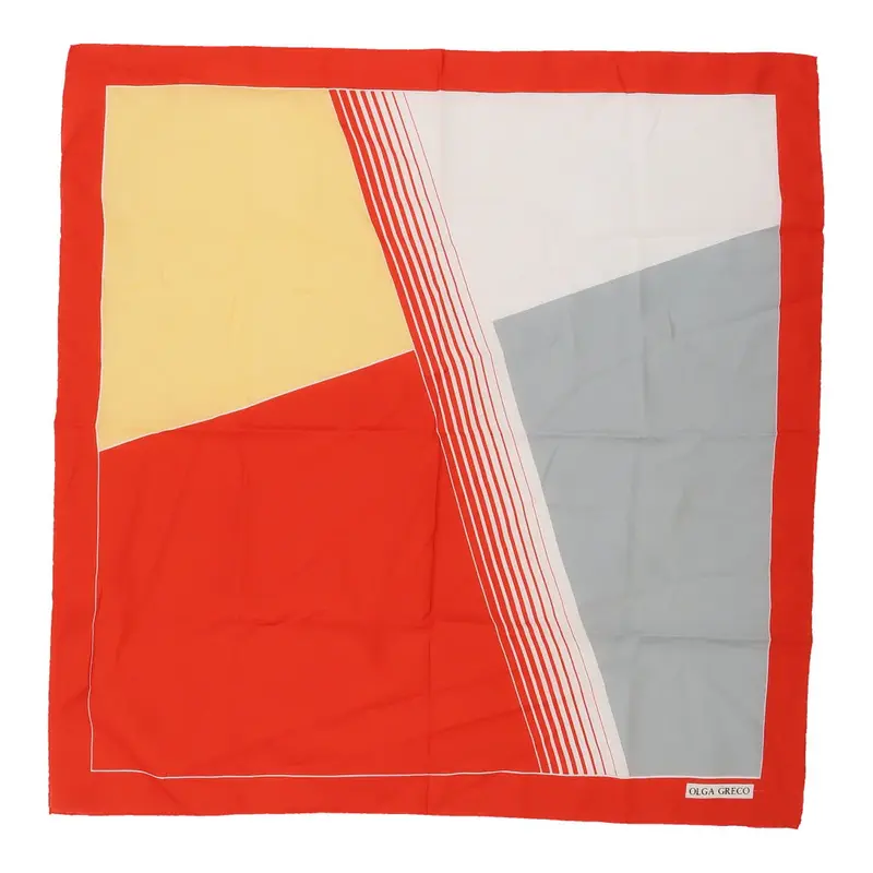 Olga Greco Scarf - No Size Orange Polyester