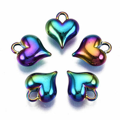 Rainbow Color Alloy Charms