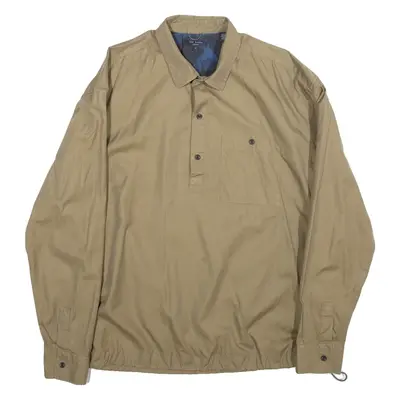 TED BAKER Mens Plain Shirt Brown Long Sleeve M