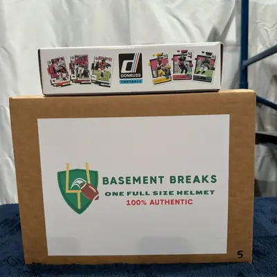 1 Full Size AUTHENTIC NFL Lid Break, 1 Panini Absolute Card