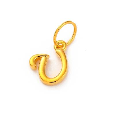 925 Sterling Silver Letter Charms with Jump Rings
