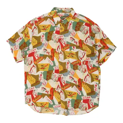 Leader Patterned Shirt - XL Multicoloured Viscose