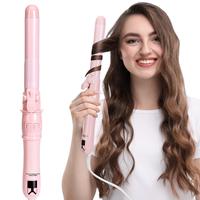 1.1 Inch Auto Rotating Curler - LED Display, Fast Heating, Fits All Hairstyles, Professional Ceramic Curling Iron , Dual Volt...