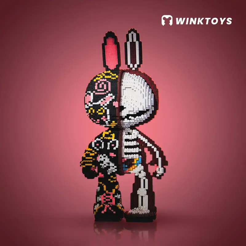 Rabbit Building Block,Winktoys building block, Rabbit Toys,Birthday Gift,Trend Decoration,Cool Gifts,Gifts for Boys and Girls...