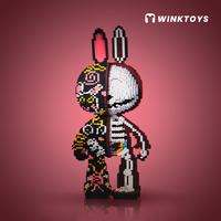 Rabbit Building Block,Winktoys building block, Rabbit Toys,Birthday Gift,Trend Decoration,Cool Gifts,Gifts for Boys and Girls...