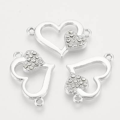 Alloy Rhinestone Links connectors