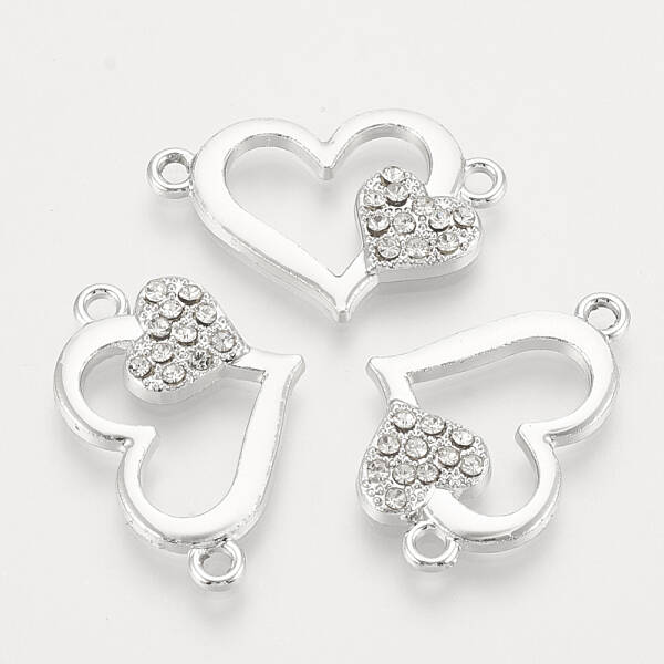 Alloy Rhinestone Links connectors
