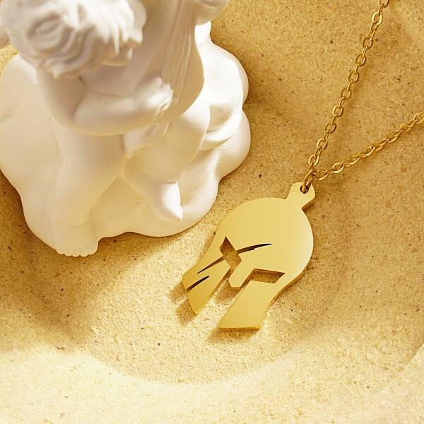Stylish Stainless Steel Irregular Pendant Necklace for Women's Daily Wear