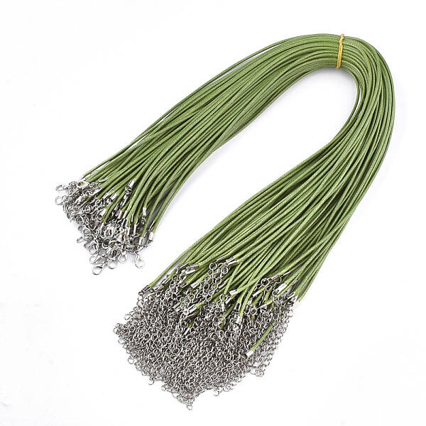 Waxed Cord Necklace Making