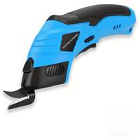 Cordless Electric Scissors, Electric Box Cutter with Safety Lock & USB Cable, Power Rotary Scissors for Cardboard Carpet Leat...