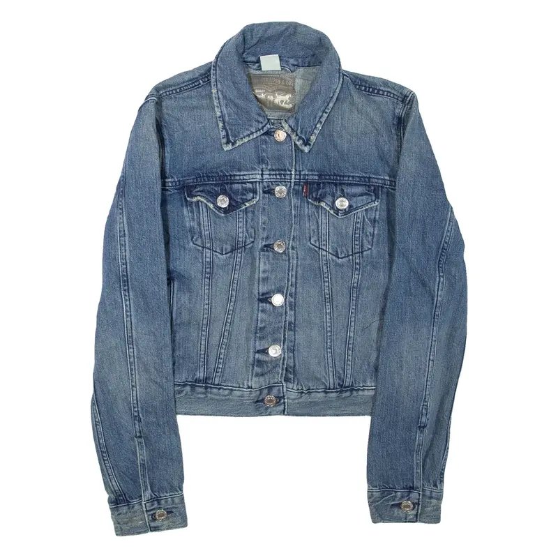 LEVI'S Womens Denim Jacket Blue XS