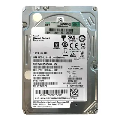 ST1200MM0129 Seagate 1.2TB 12Gb/s SAS 10000 2.5-inch 256MB Hard Drive
