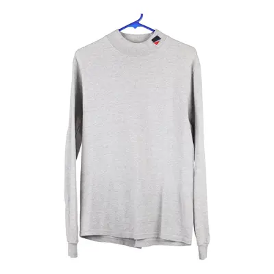 Unbranded Long Sleeve T-Shirt - Small Grey Cotton