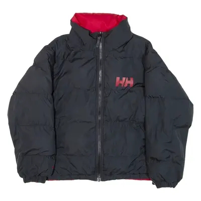 HELLY HANSEN Reversible Insulated Boys Puffer Jacket Black M